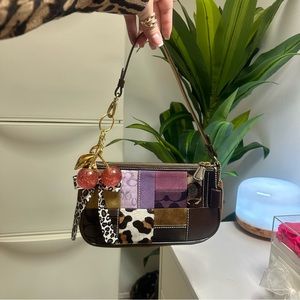 ‘05 Coach Holiday Patchwork bag